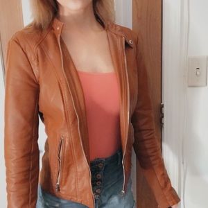 Express Faux Crop Jacket (Small)